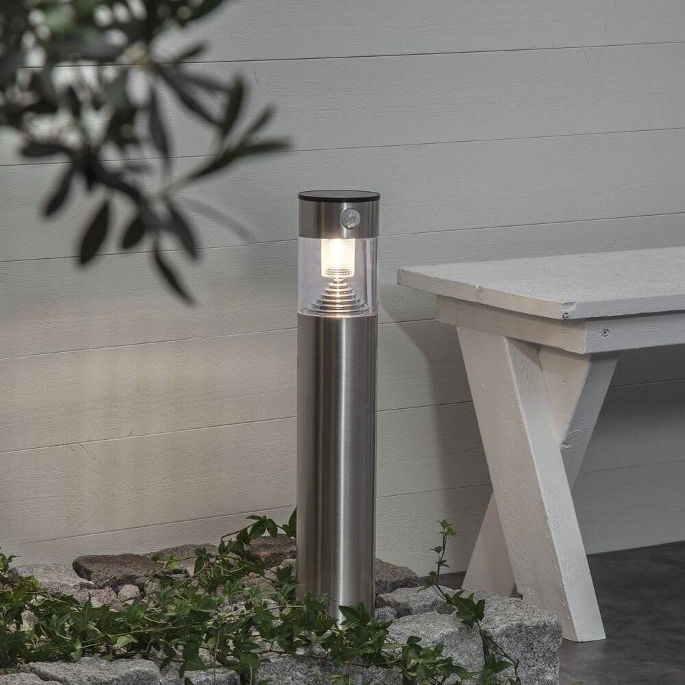 481-89 Solar Poller Marbella Edelstahl