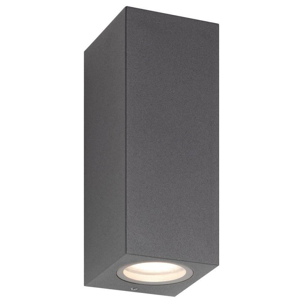 LCD Licht Creativ Design Wandleuchte LB25 alu-Druckguss graphit 2xGU10 max.