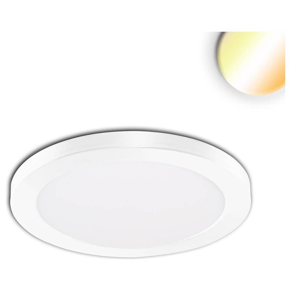 LED Aufbau/Einbauleuchte Slim Flex, 12W, weiß, ColorSwitch 3000K|3500K|4000K