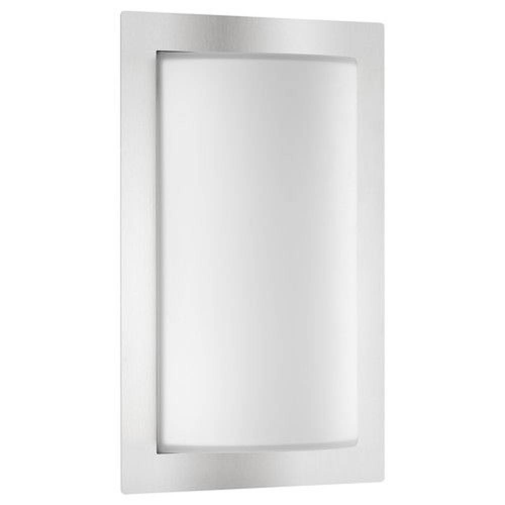 Wandleuchte A-282537, Edelstahl, mit Bewegungsmelder, Aluguss, Opalglas, IP44, E27, 320x192x95mm