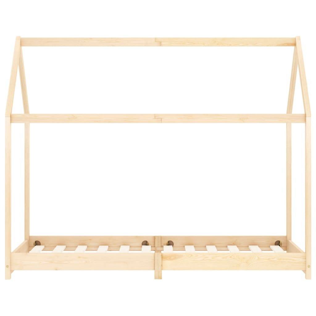 vidaXL Kinder-Bettgestell Massivholz Kiefer 90 x 200 cm