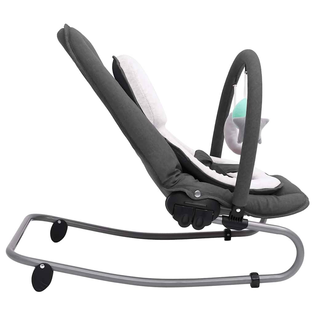 vidaXL Babywippe Anthrazit Stahl
