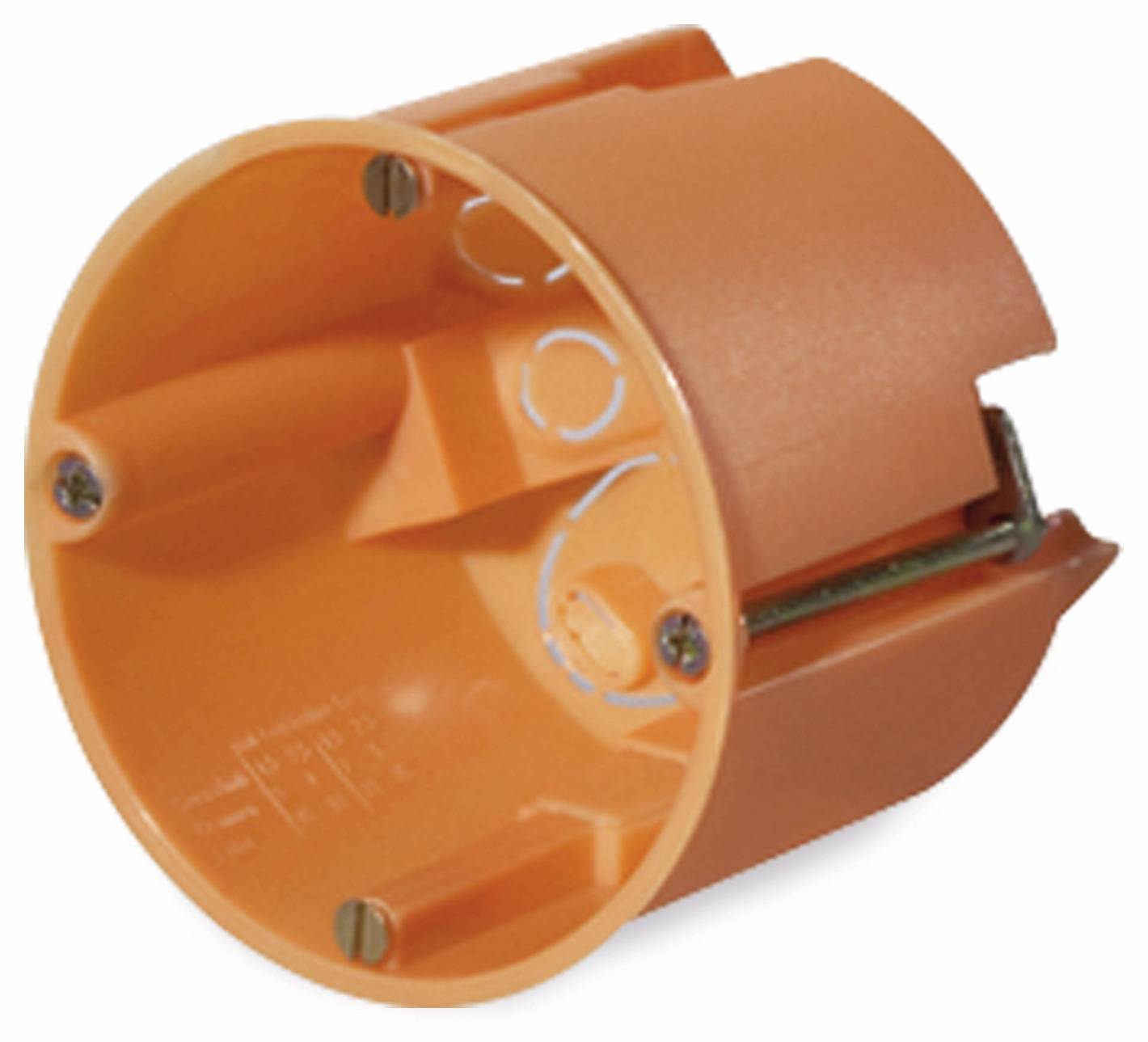 f-tronic HW Geraete-Verbindungsdose O68mm t 61mm E117Orange - 25er