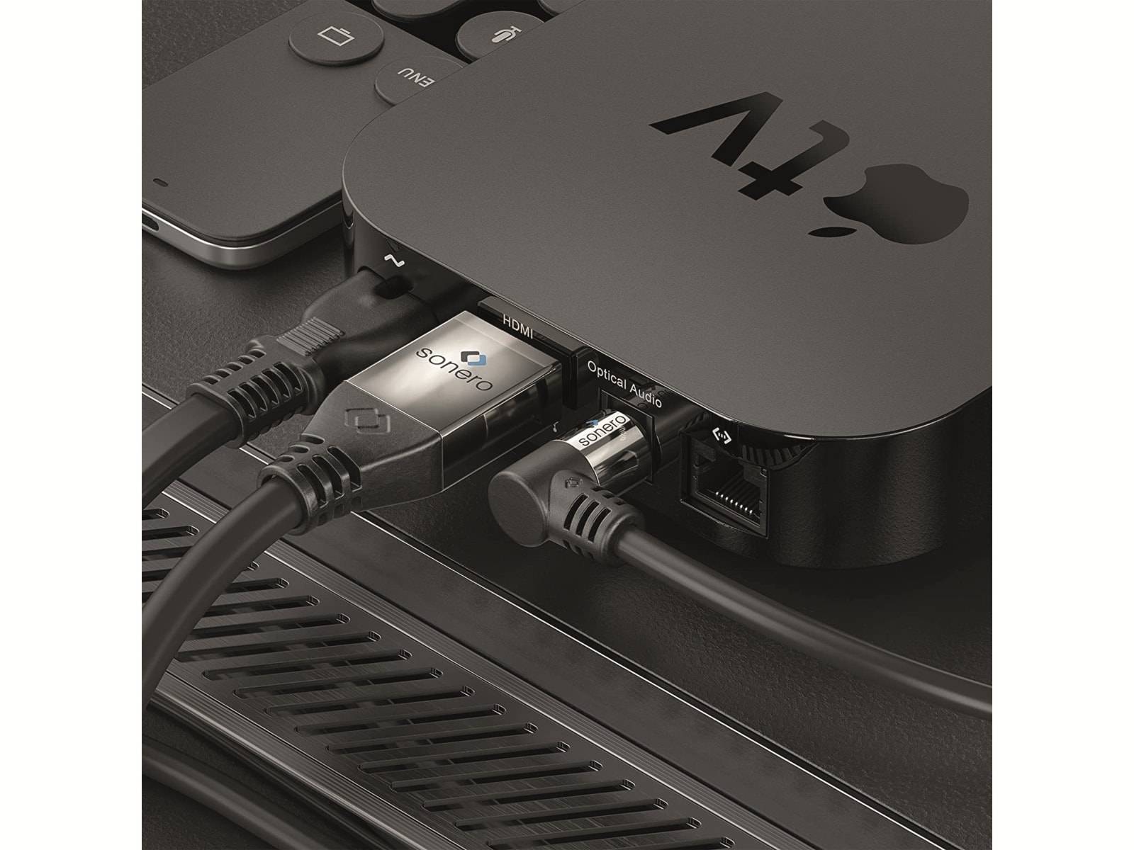 sonero Optisches Audio Kabel 1x90° 10,0m S-OC110-100