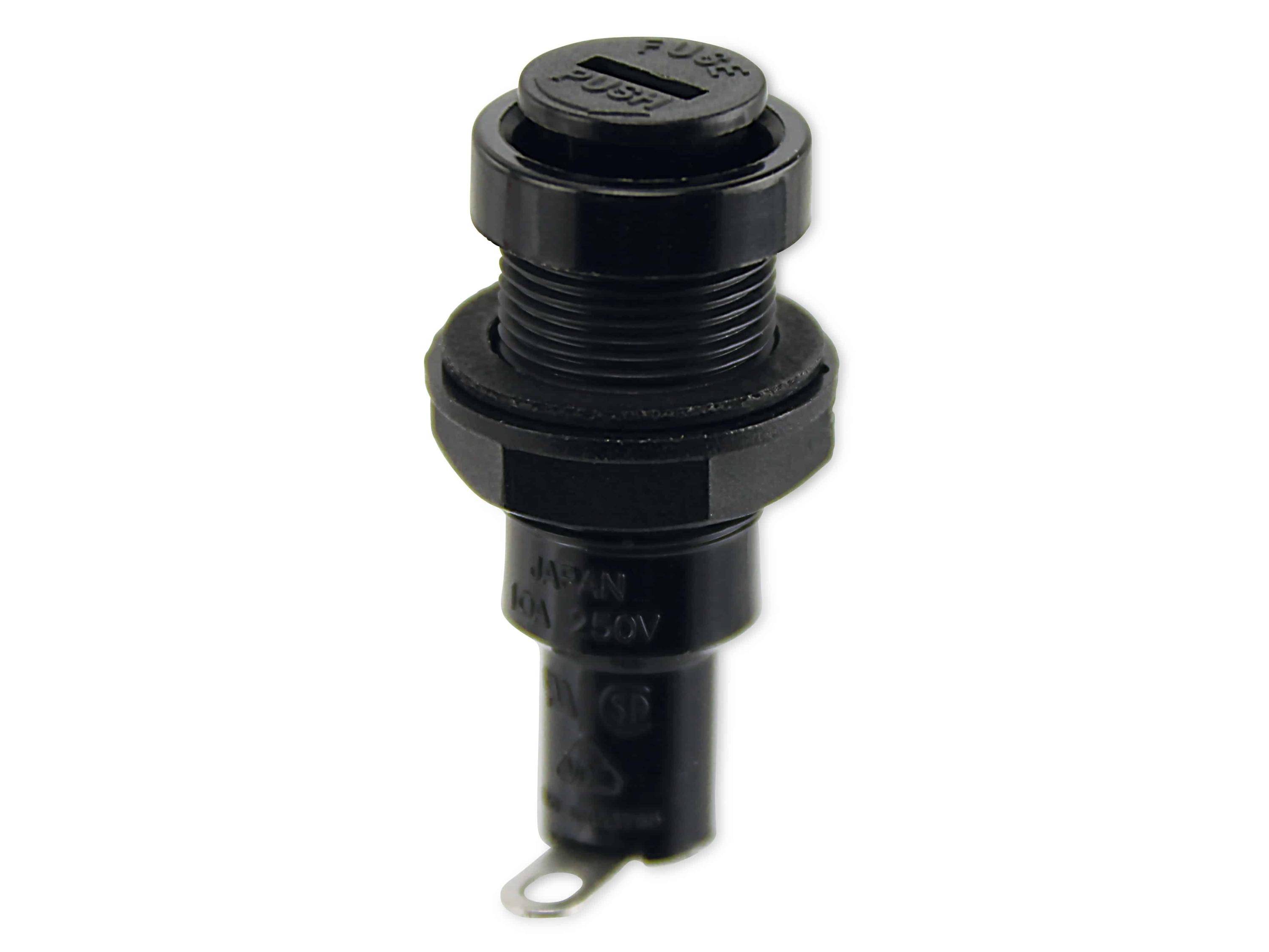 ESKA Sicherungshalter, 502630, für Feinsicherung 5 x 20 mm, 10A, 250V AC, Einbau