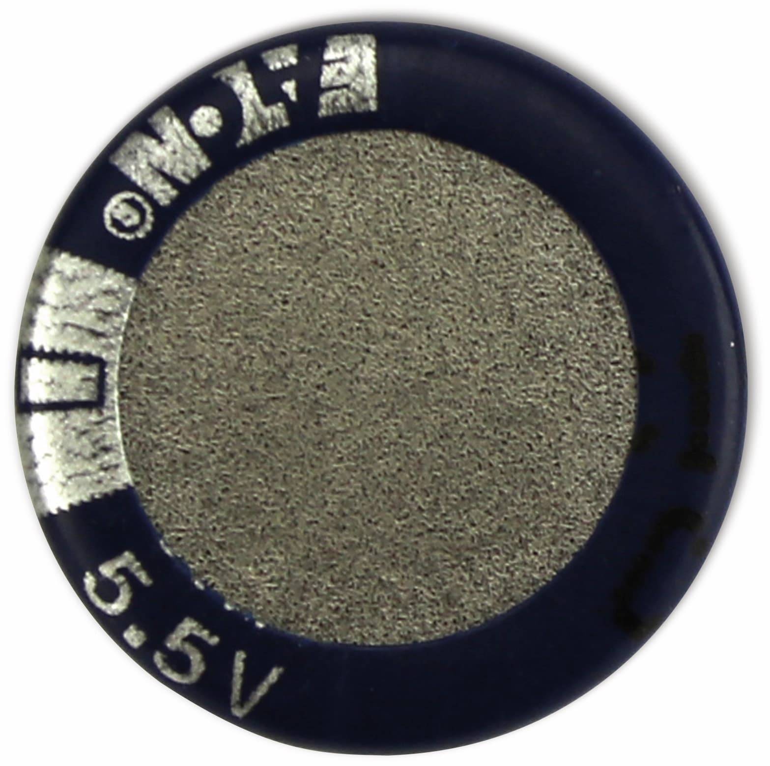 EATON Gold Cap-Elko 0,1F, 5,5V, axial, RM 5 mm, KW-5R5C104-R