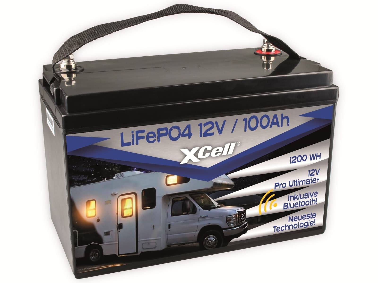 LiFePo4 12V 100Ah Spezial-Akku LiFePo-Block Innengewinde LiFePO 4 12 V 100