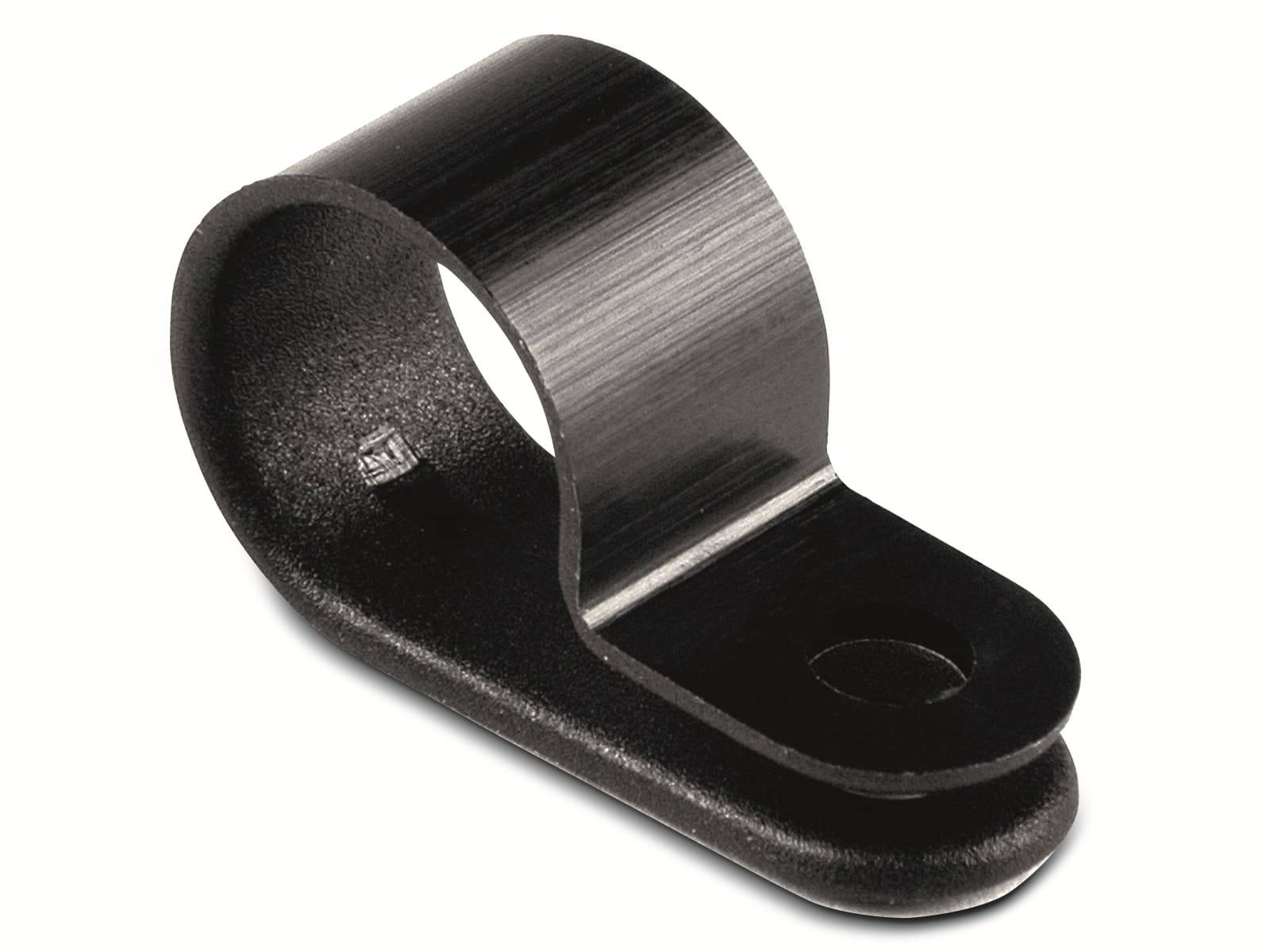 Hellermann H9P-PA66HS-BK(100) Bef.- schelle schwarz 16mm 211-60008 (Inhalt 100 Stück)