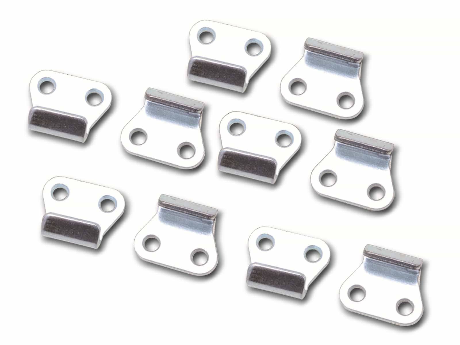 10x Abspannhaken Metall für Anhänger