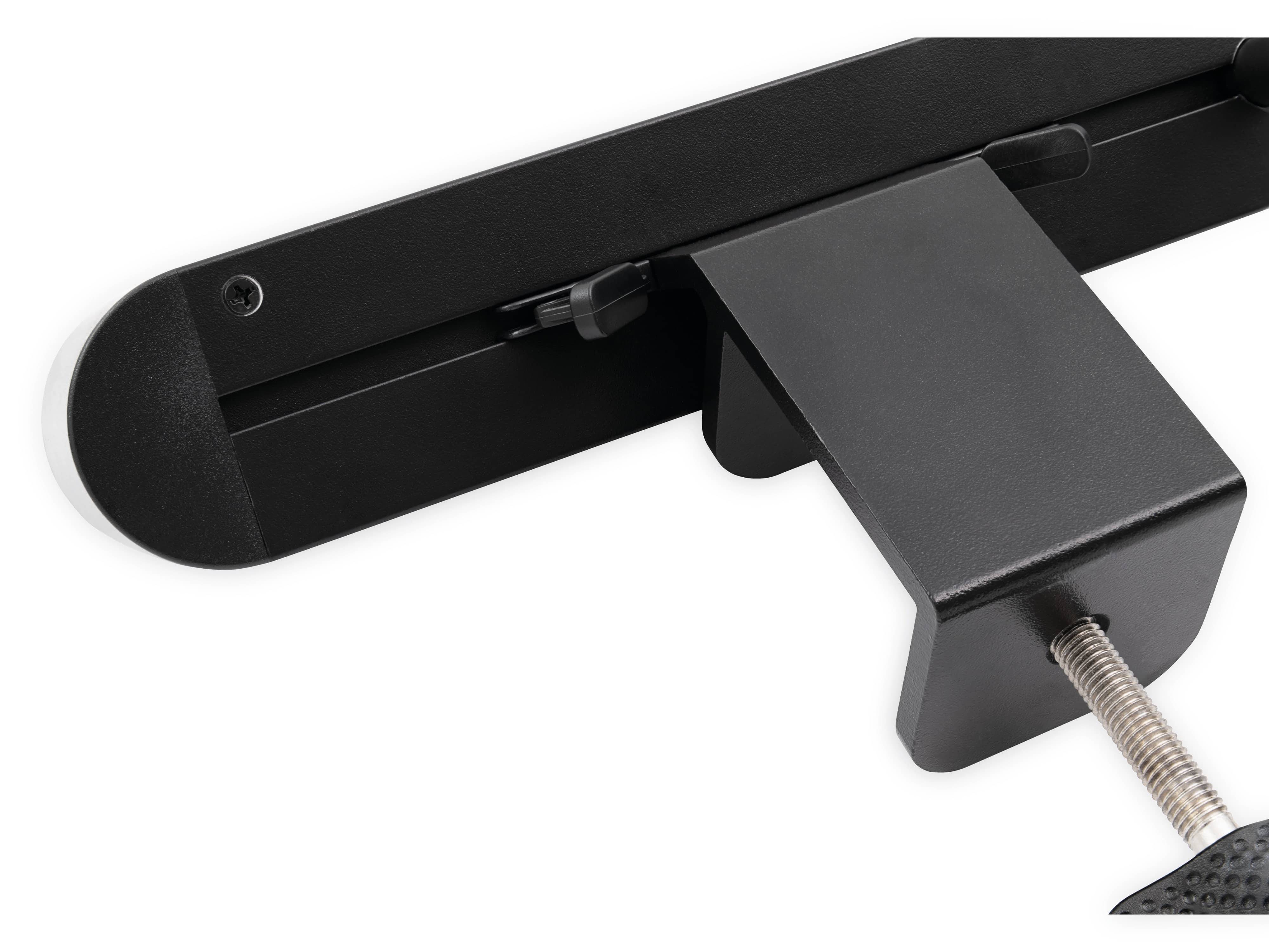 MCPOWER Tischsteckdosenleiste SK-03, 3-fach, 2x USB, Klemme, 2 m Kabel