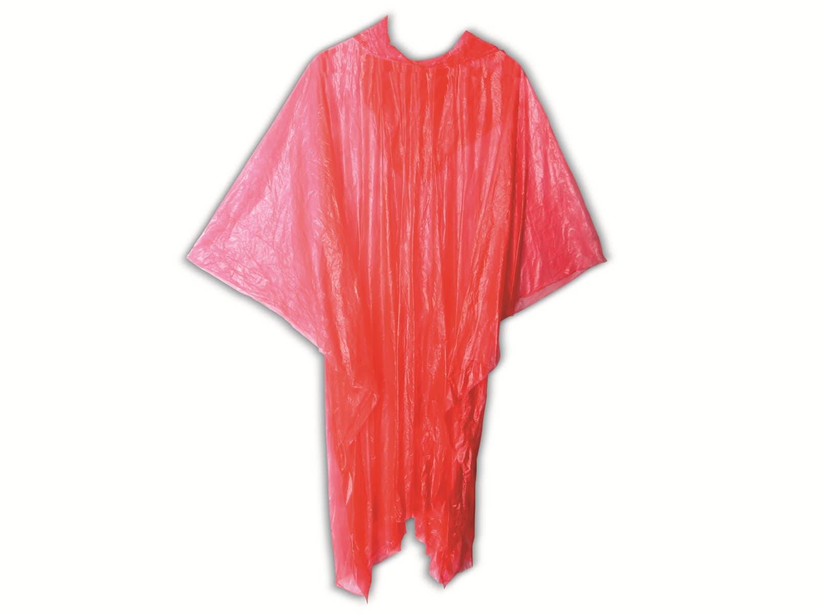 Regenponcho - Standardgröße - gemischte Farben - mit Kaputze