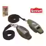 SCOUT Signalpfeife 85 mm, für Kinder, mit ausklappbarer Lupe SCOUT Signalpfeife 85 mm, für Kinder, mit ausklappbarer Lupe