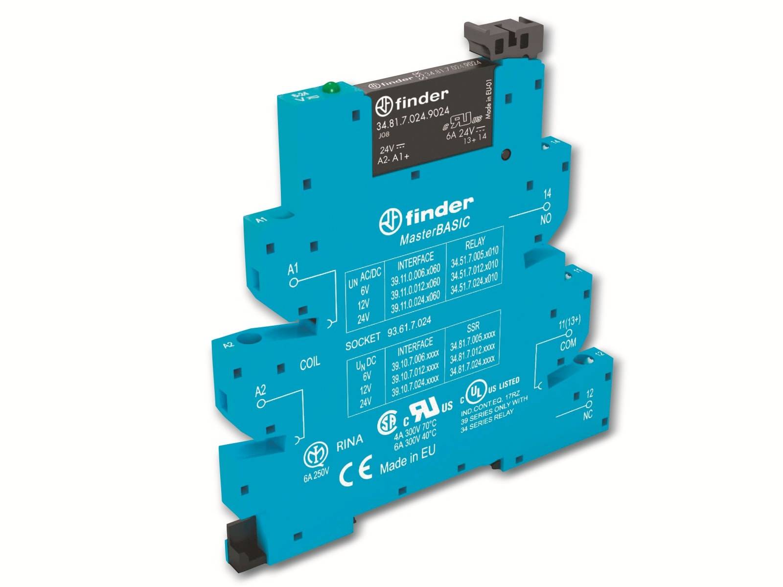Finder SSR-Koppelrelais 39.10.7.024.9024 Master BASICKoppelrelais - 1