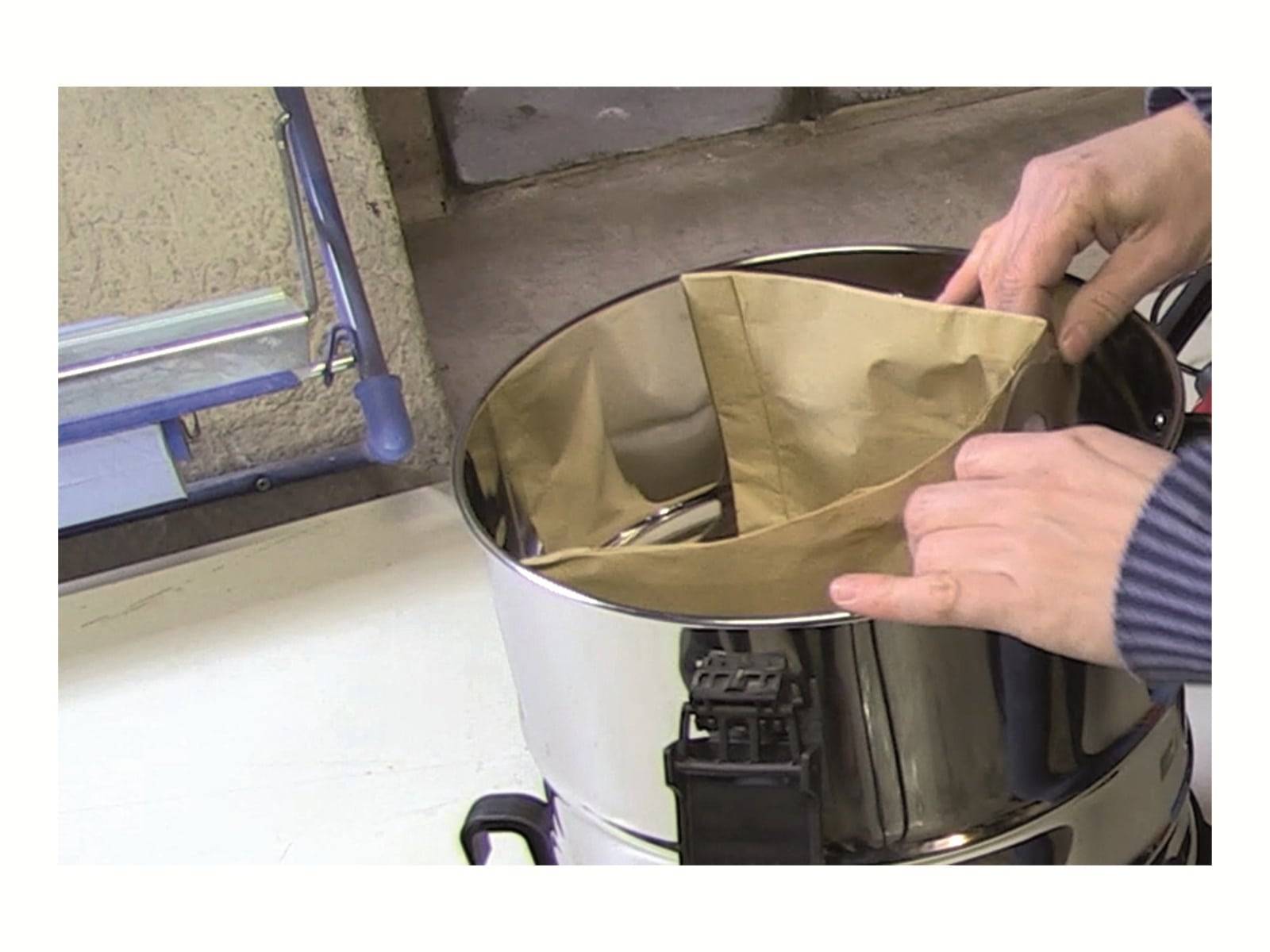 EINHELL Staubsaugerbeutel 2351150, 25 L, für Nass-Trockensauger, 5 Stück