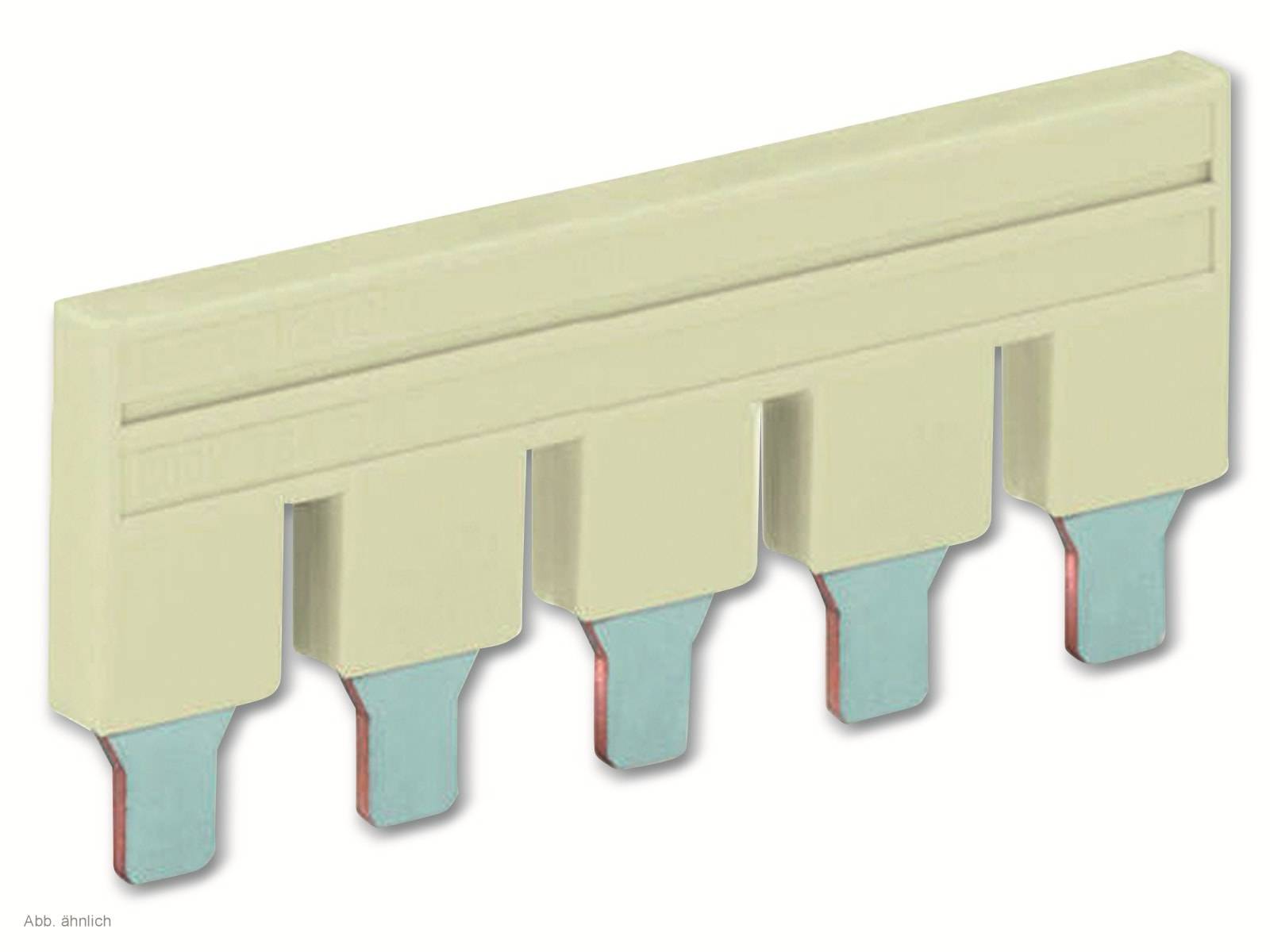 Wago Querverbinder 5p steckb isol 57A Serie 2010 2010-405 m.Berühr.schutz