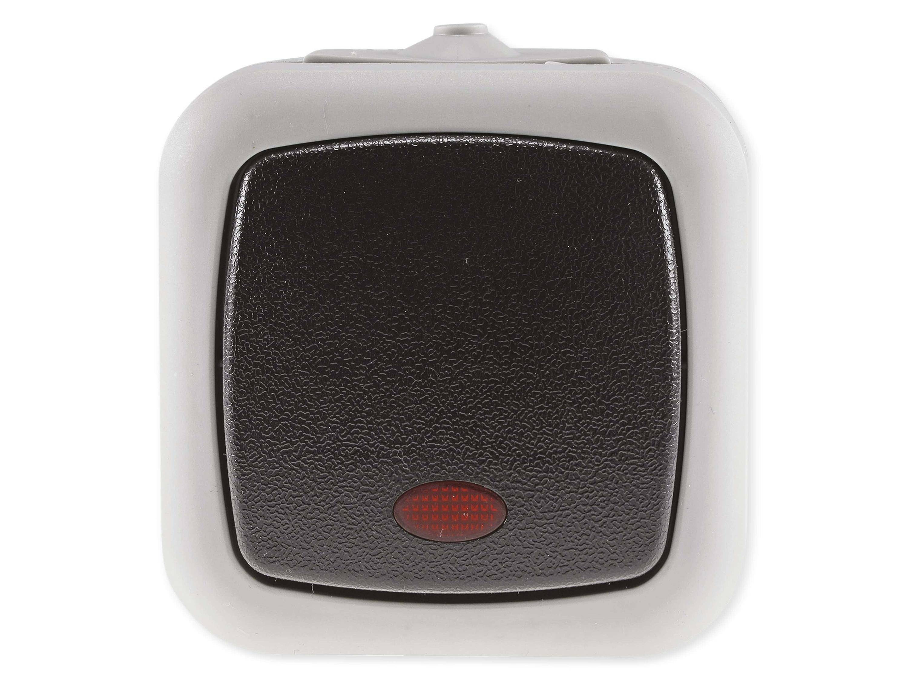 ChiliTec - Feuchtraum Kontroll-Schalter, IP44 250V~/ 10A