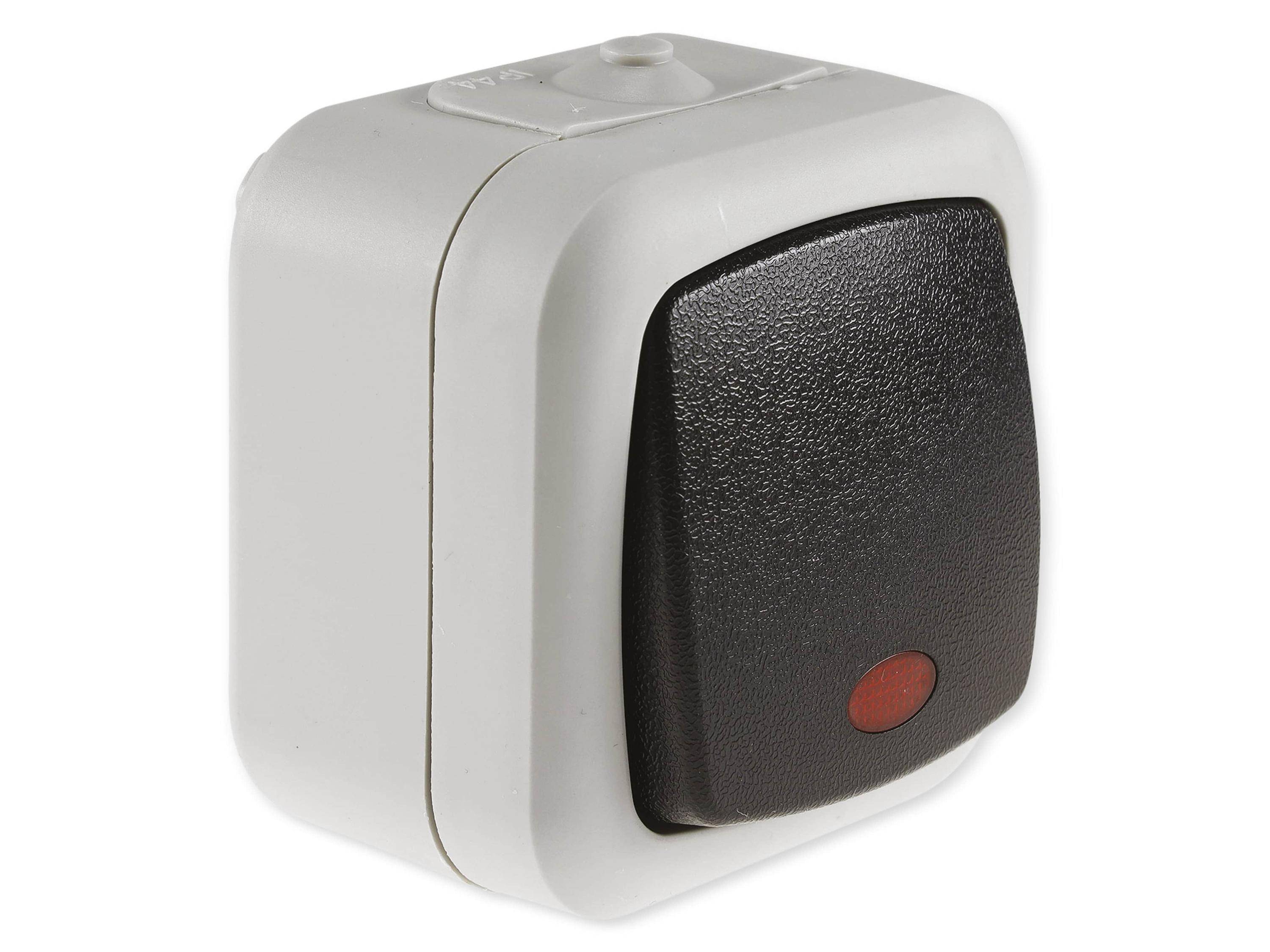 ChiliTec - Feuchtraum Kontroll-Schalter, IP44 250V~/ 10A