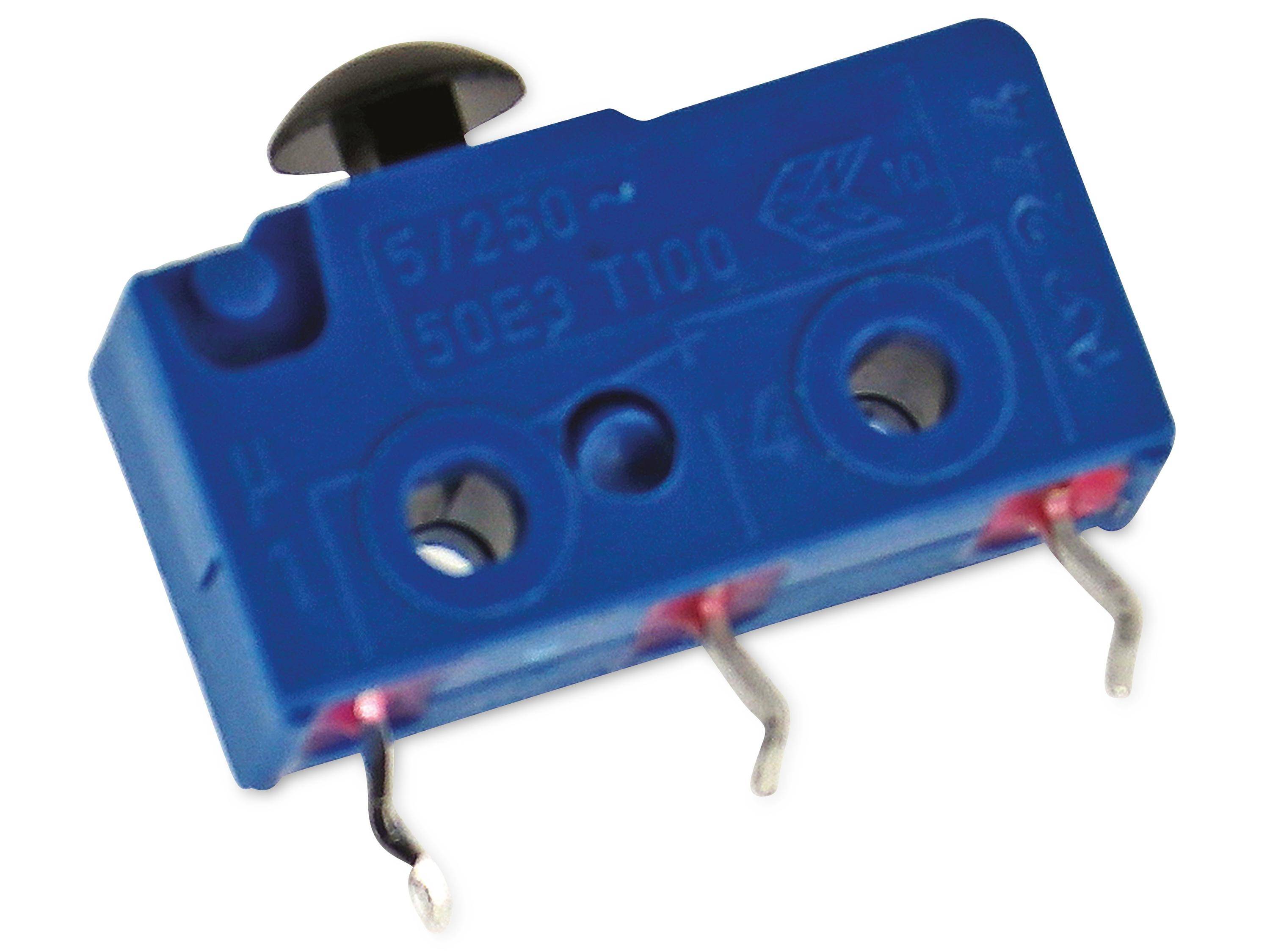 MARQUARDT Schnappschalter, 01050.2202, tastend, 1 x Ein/(Ein), 250 V/AC, 5 A, LPL