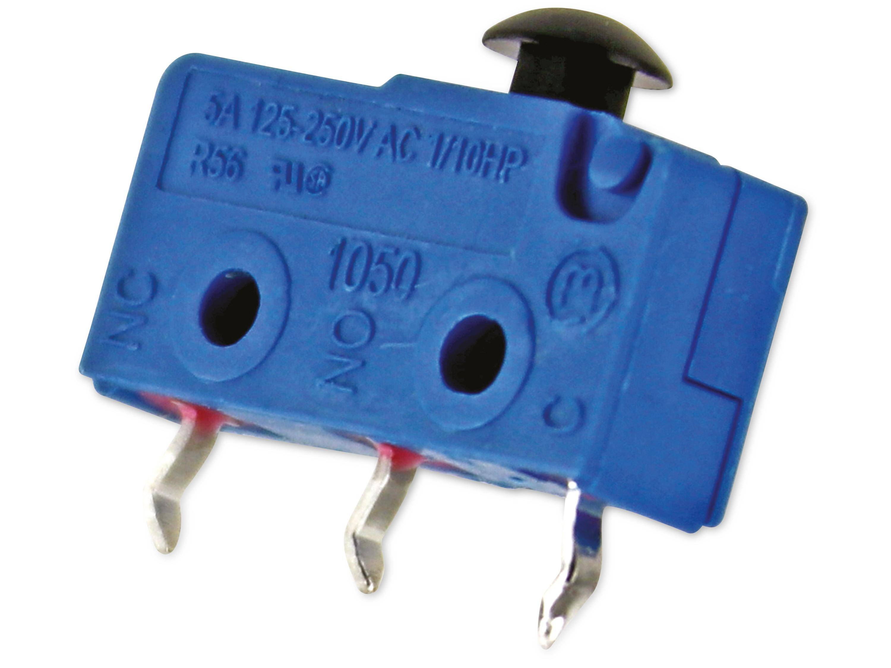 MARQUARDT Schnappschalter, 01050.2202, tastend, 1 x Ein/(Ein), 250 V/AC, 5 A, LPL