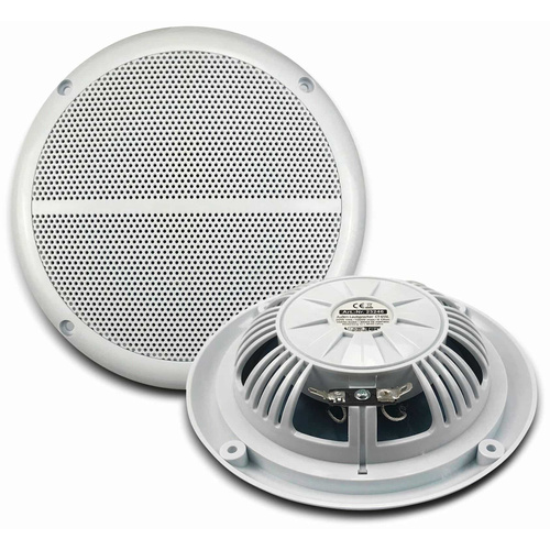 CHILITEC Außen-Lautsprecher CT-65SL, wasserfest, SlimDesign 6,5", 100 W, weiß