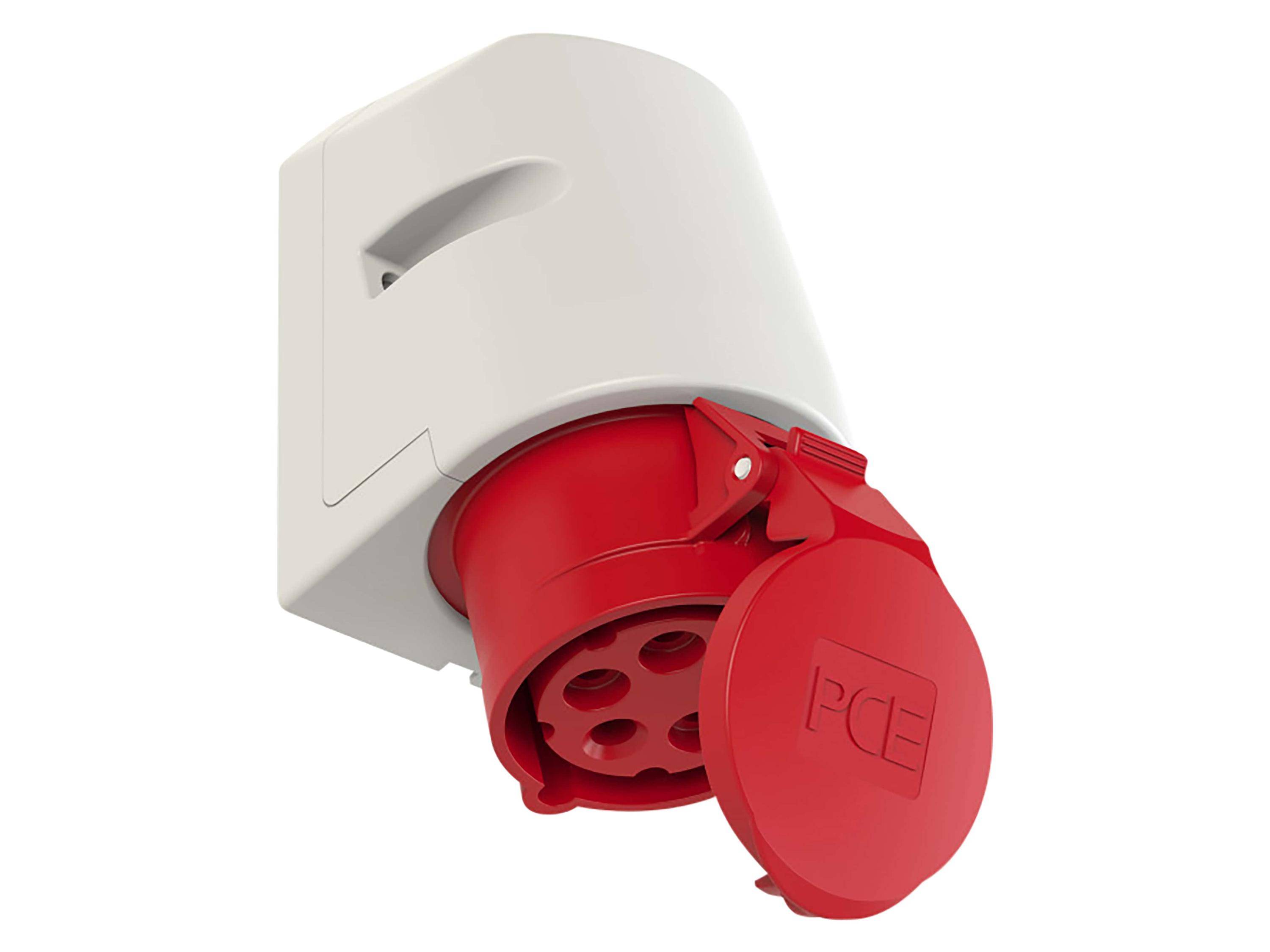 PCE CEE Wandsteckdose 5-polig, 16 A, 400 V, IP44