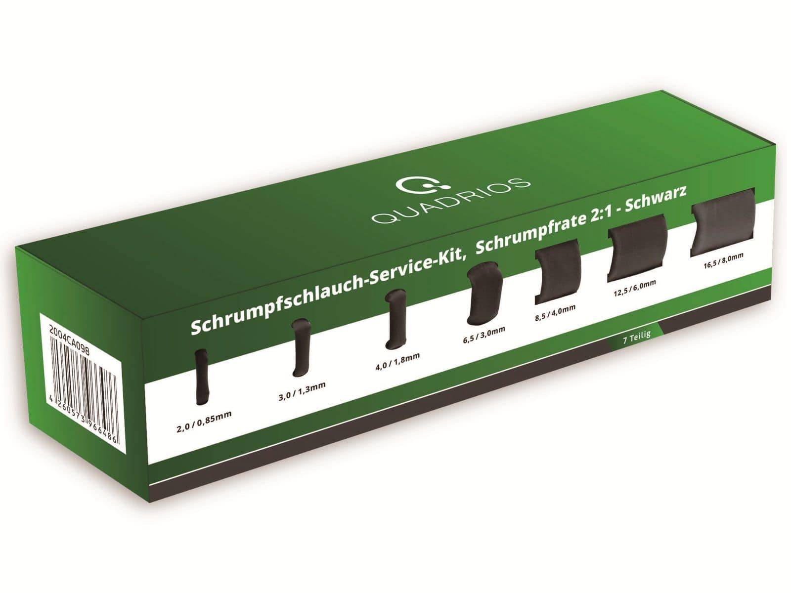QUAD 2004CA098 - Schrumpfschlauch Kit - Schrumpfrate 2 1 7 teilig