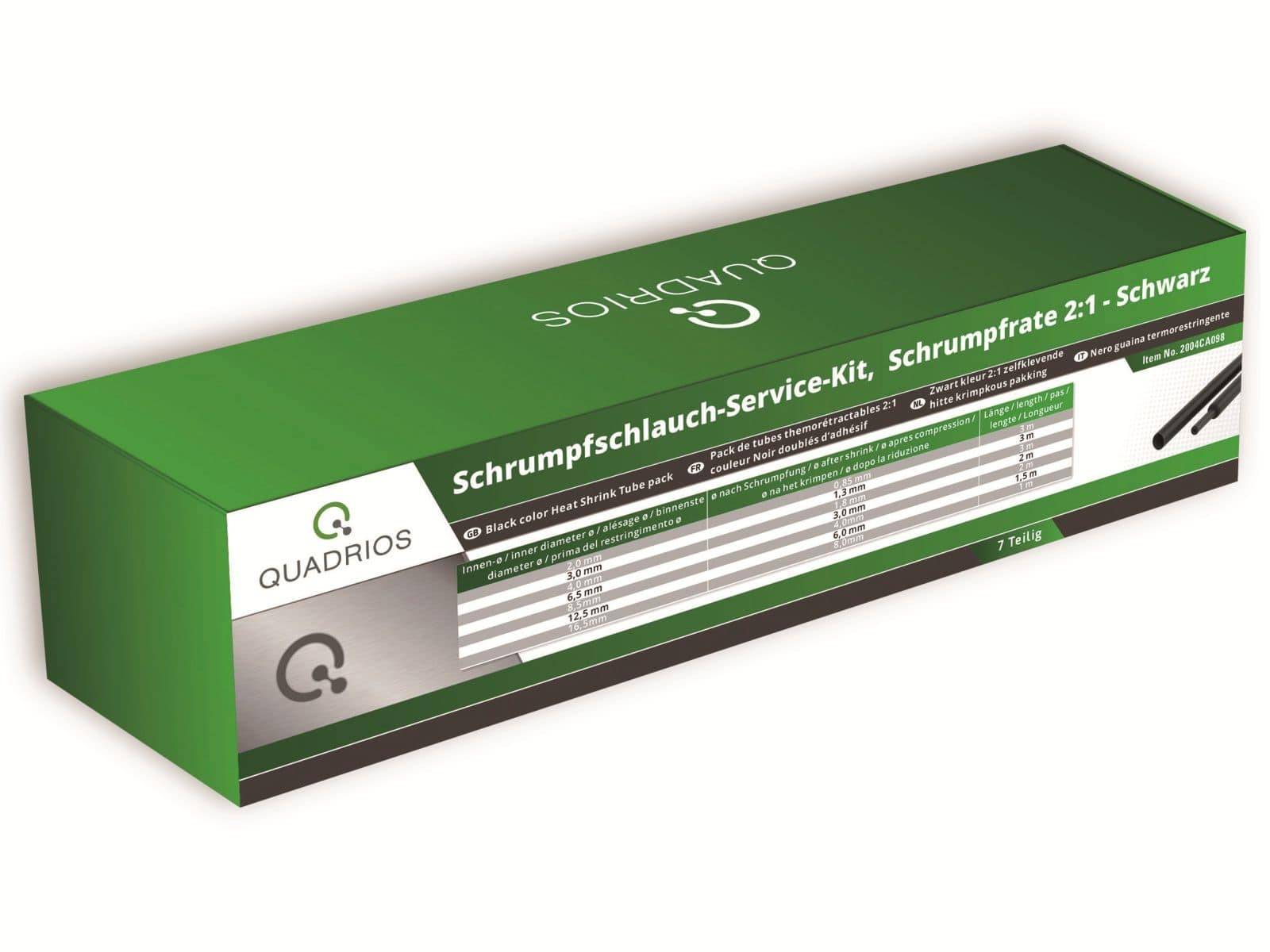 QUAD 2004CA098 - Schrumpfschlauch Kit - Schrumpfrate 2 1 7 teilig