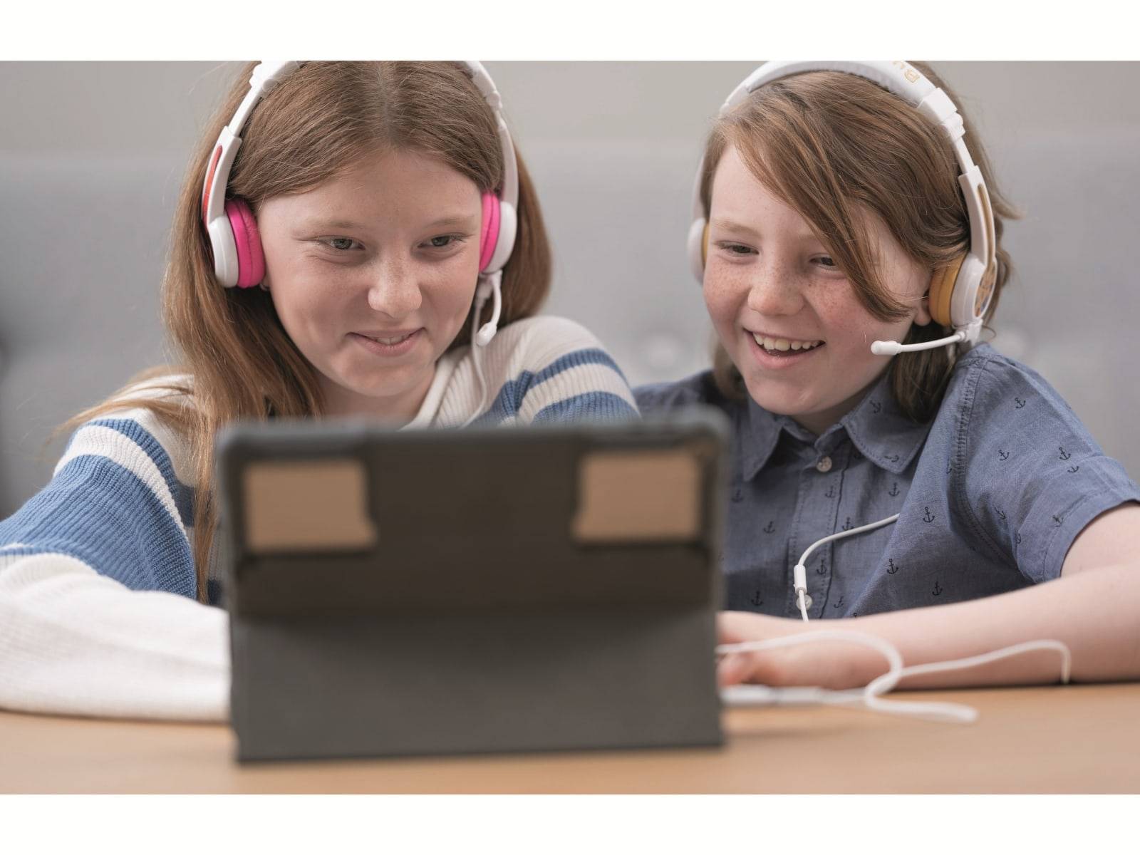 onanoff BuddyPhones® Kinder On Ear Headset kabelgebunden Pink Lautstärkebegrenzung, Faltbar, Headset, Schweißresistent
