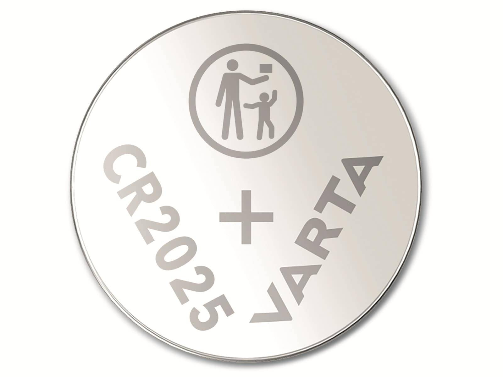 Varta Knopfzelle CR 2025 3 V 5 St. 157 mAh Lithium LITHIUM Coin CR2025 Bli 5