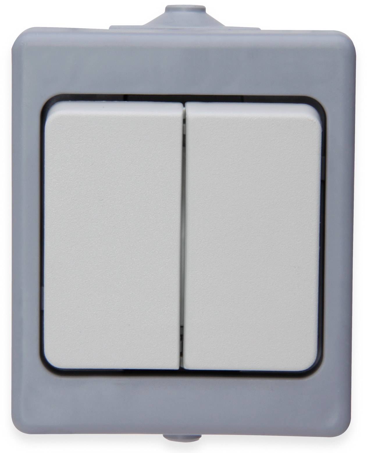 KOPP Feuchtraum-Serienschalter 563548001, grau