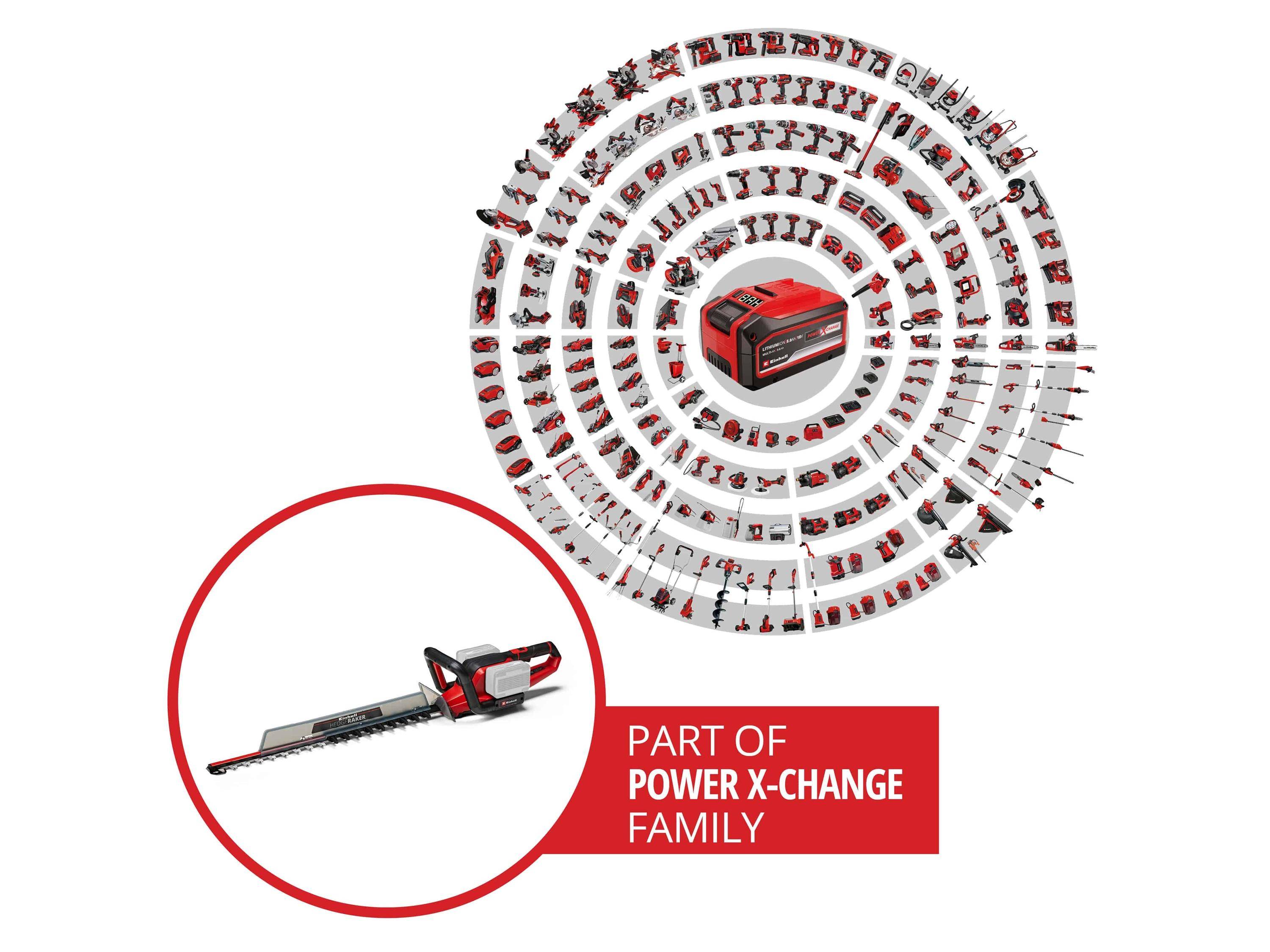 Einhell GE-CH 36/65 Li - Solo Power X-Change Akku Heckenschere ohne Akku 720 mm