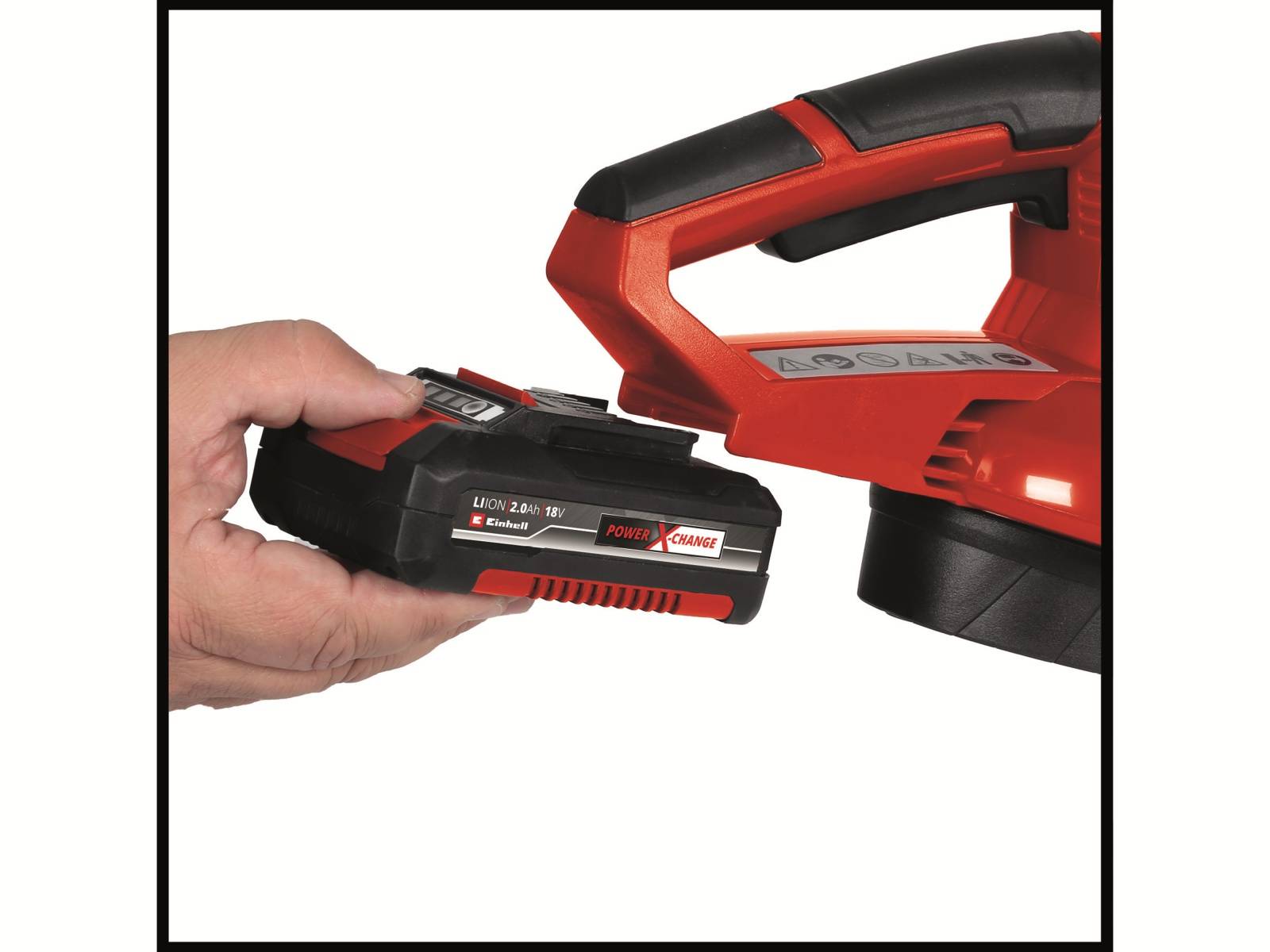 Einhell GE-CL 18/1 Li E-Solo Power X-Change Akku 3433541 Laubbläser Softgriff, ohne Akku, ohne Ladegerät