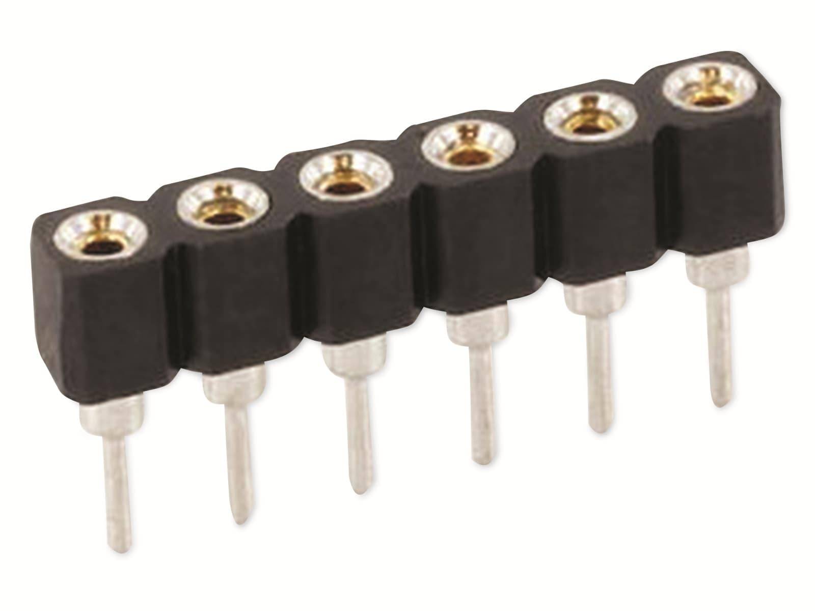 econ connect Kontaktbuchse 1 x 8 polig verzinnt Rastermaß 2,54 mm