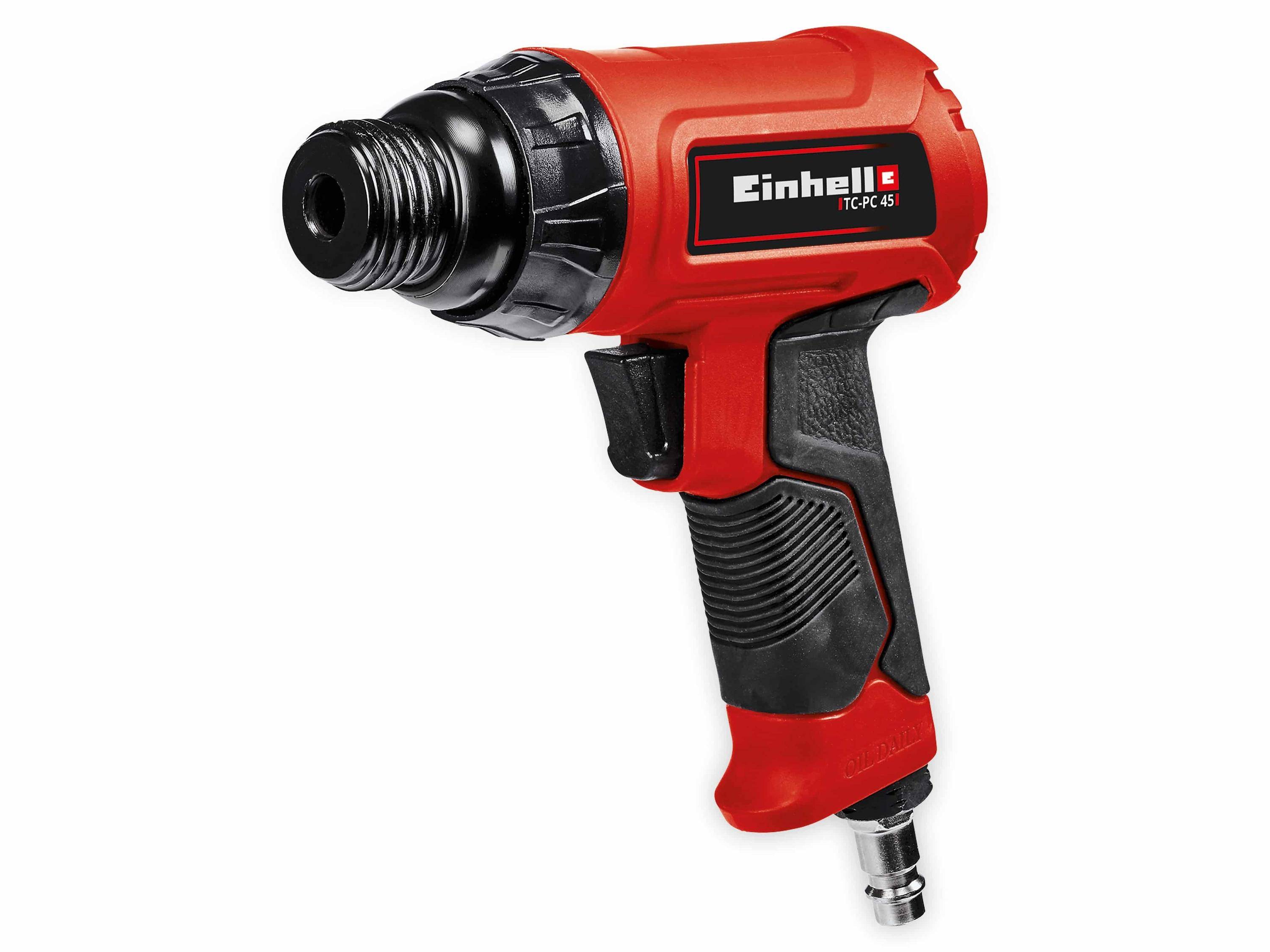 Einhell TC-PC 45 Set - Schwarz - Rot - 4500 RPM - 1,2 J - Druckluft - 1 kg - 260 mm