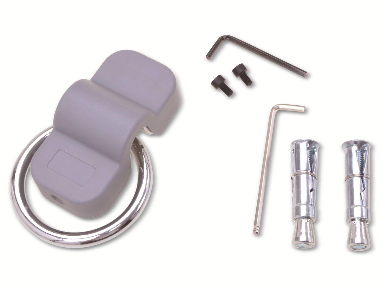 FILMER Wand- und Bodenanker 43112, für Fahrradschlösser und -ketten