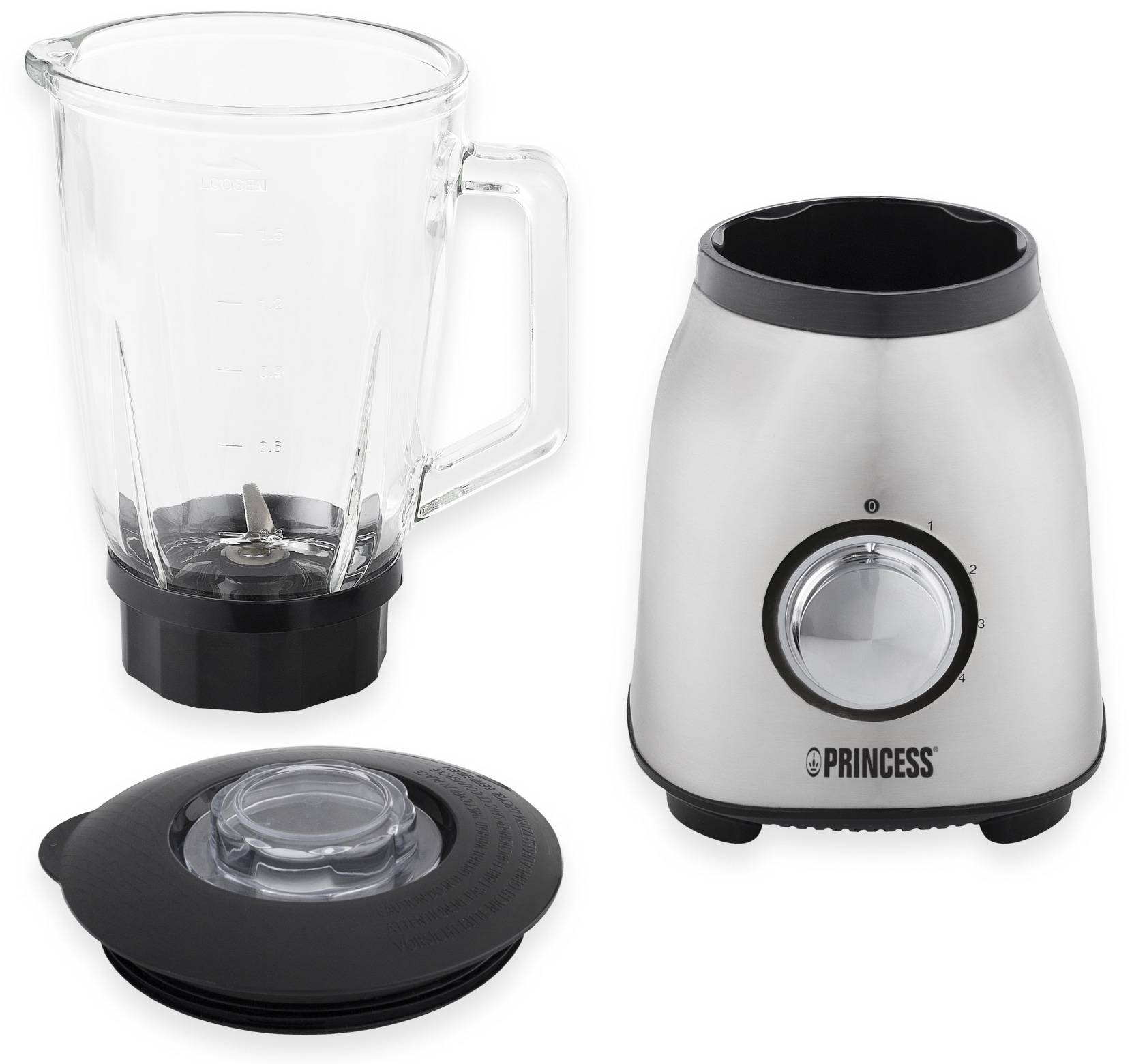 Princess 01.212091.01.001 Standmixer 1000 W Silber