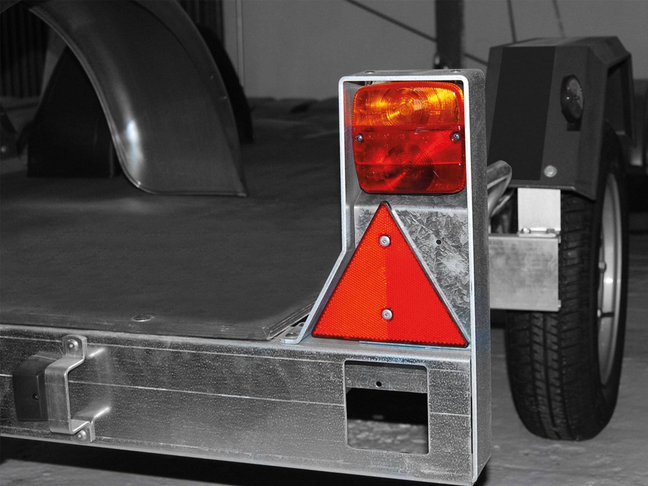 LAS Dreieck-Reflektor-Set, rot, 2 Stück