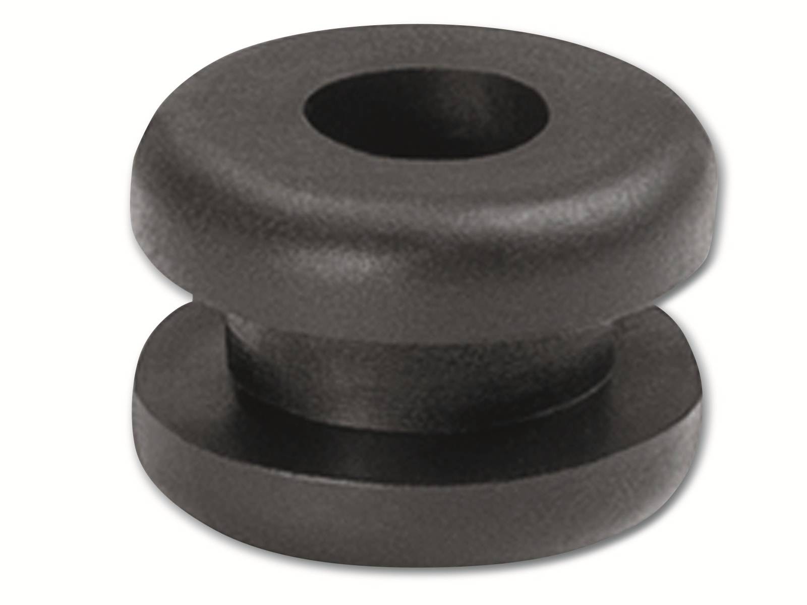 HELLERMANNTYTON Durchführungstülle, 633-02020, Schwarz, PVC, Ø 4 mm, 1 Stück