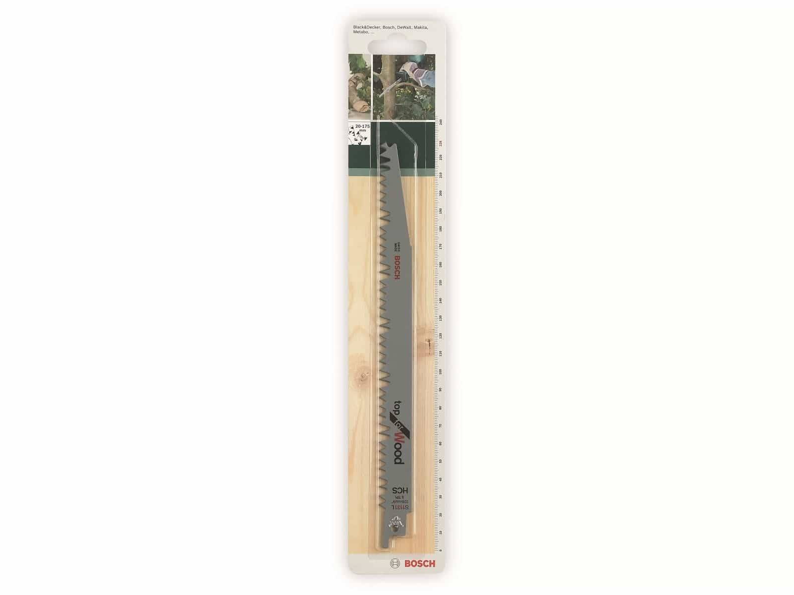 BOSCH 2609256702, Stichsägeblatt HCS,S 1131 L,228MM, 5 / 5