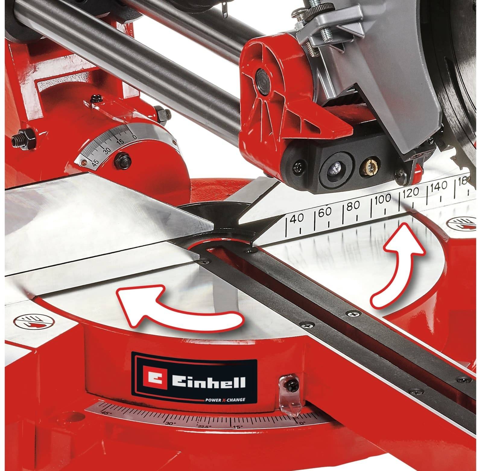 Einhell Power X-Change TE-SM 36/210 Li - Solo Zug-Kapp- und Gehrungssäge