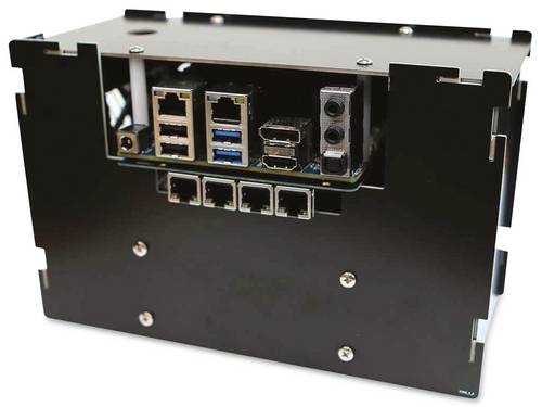 ODROID H3-CASE 5 SBC-Gehäuse Schwarz