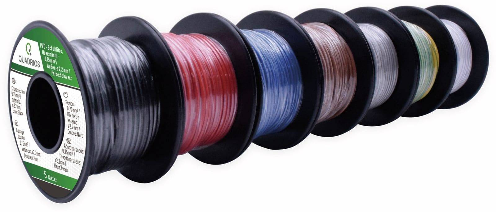 19011CA088 Litze LiFY 1 x² Blau Braun Gruen Gelb Grau Rot Schwarz Weiss