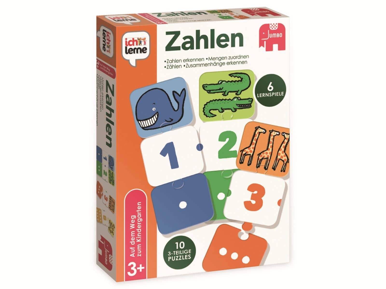 Jumbo Spiele Ich lerne Zahlen - Junge/Mädchen - 3 Jahr(e) - Karton - Mehrfarben