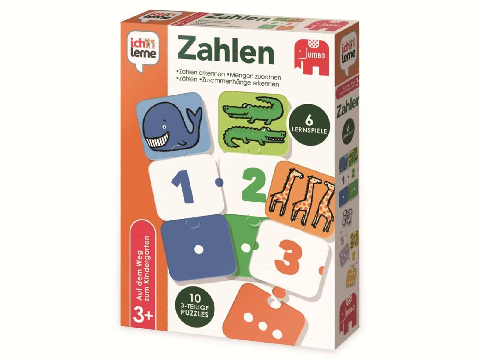 Jumbo Spiele Ich lerne Zahlen - Junge/Mädchen - 3 Jahr(e) - Karton - Mehrfarben