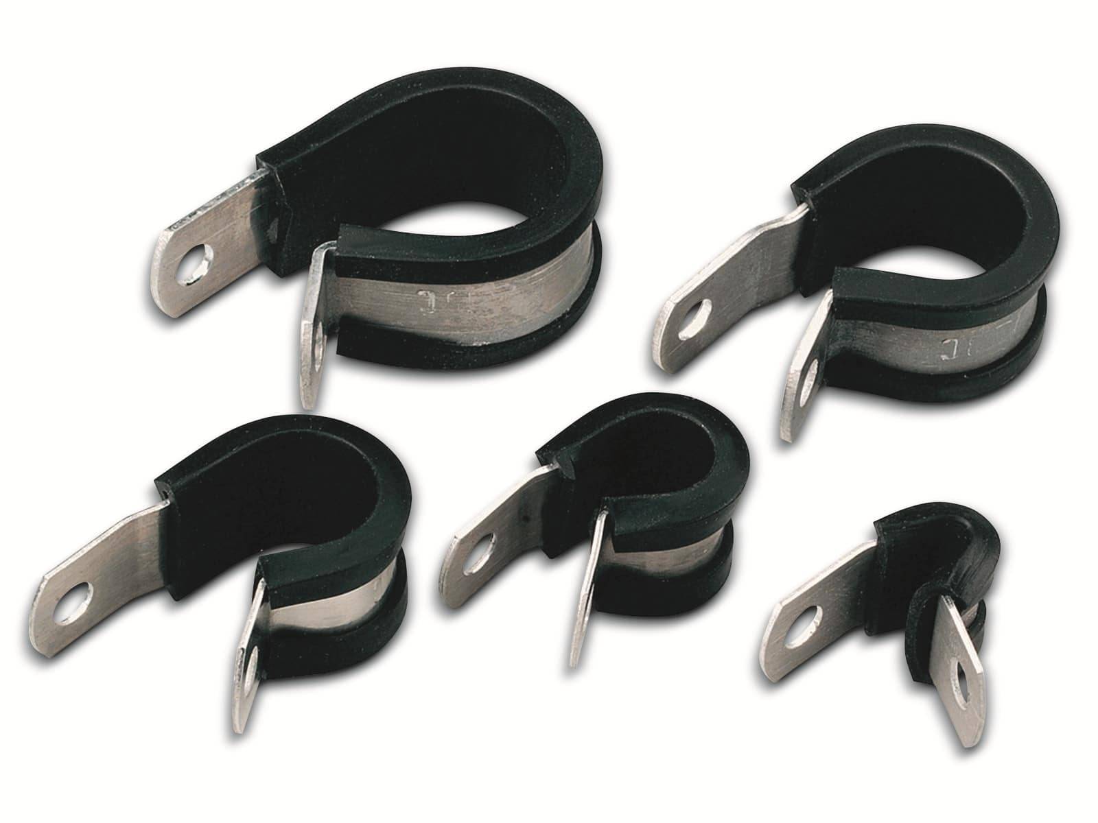 HellermannTyton Befestigungsschelle ALU13C-ALUCR-NABK-C1