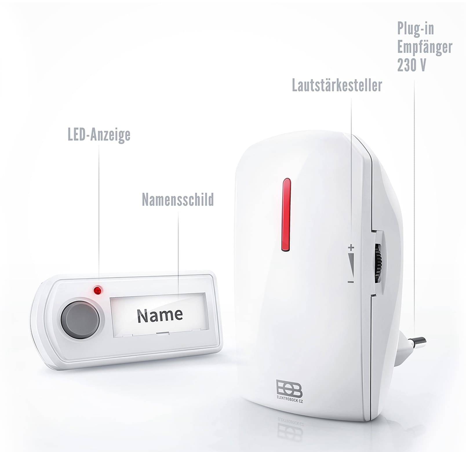 ELEKTROBOCK Funk-Türglocke BZ11-21