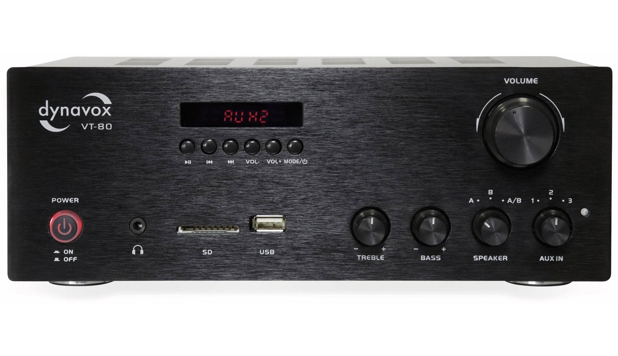 Stereo-Verstärker - HiFi Verstärker 160W - Bluetooth - Dynavox VT-80