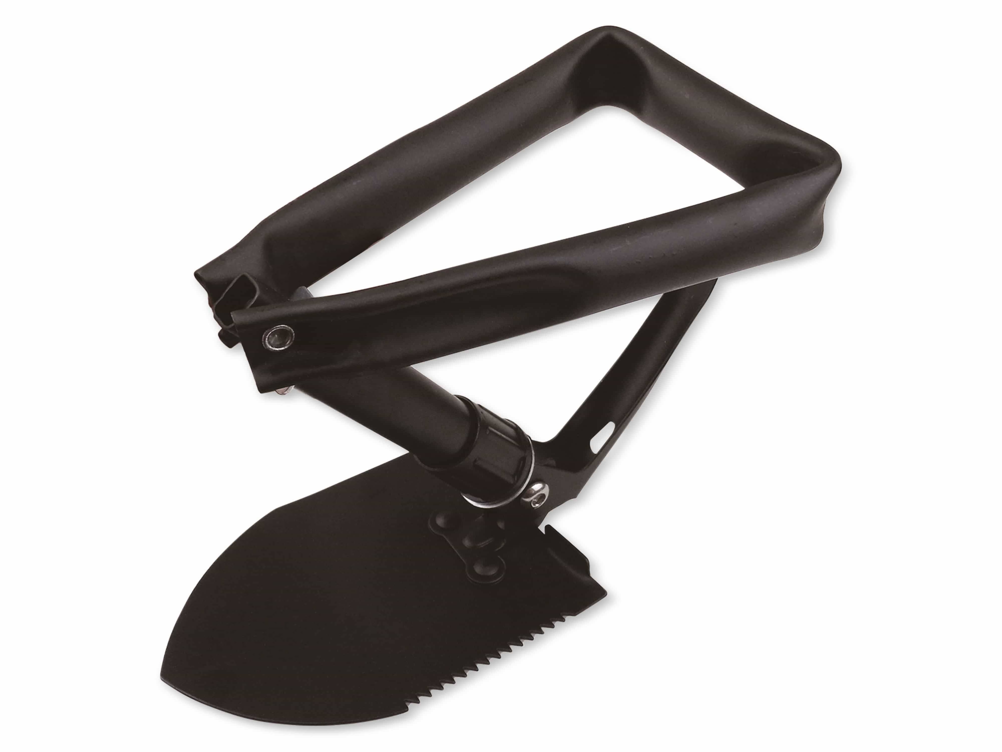 HAPPY PEOPLE Klappspaten, 470 mm, 3-geteilt, in praktischer Gürteltasche