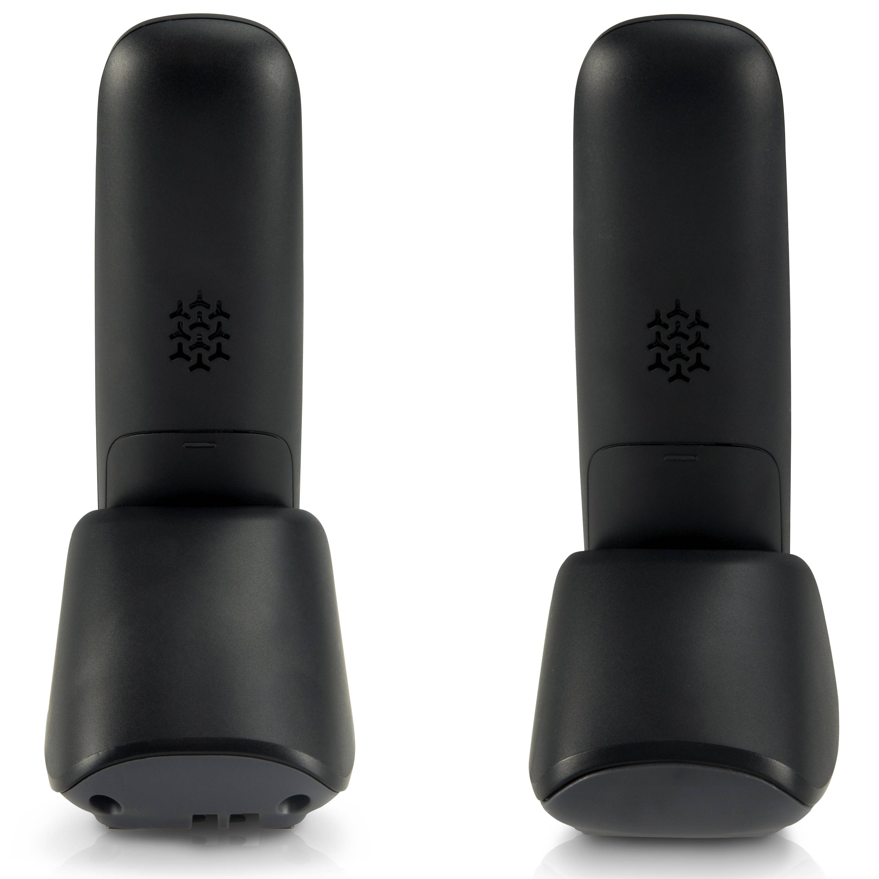 Profoon PDX-320 - DECT-Telefon mit 2 Mobilteilen, Schwarz