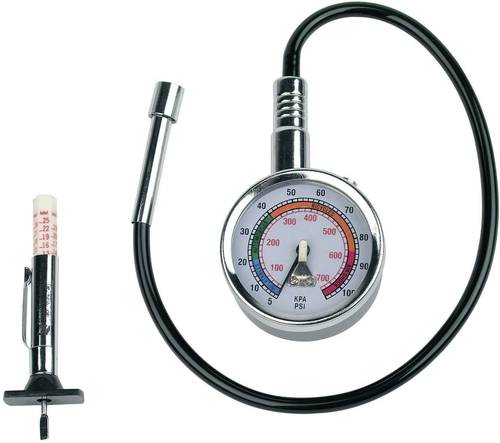 M 054-T2 PROFI Reifendruckprüfer, Reifenprofilmesser analog Messbereich Luftdruc